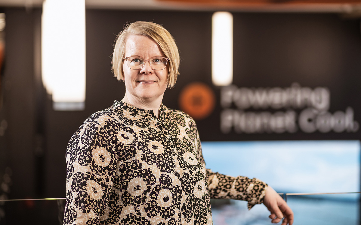 Kempowerin vastuullisuuspäällikkö Johanna Kilpi-Koski. Kuva Janne Rask