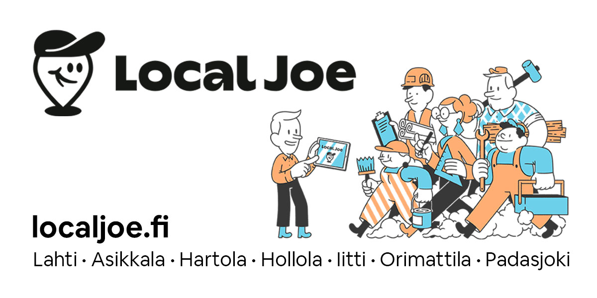 Lahden kaupunki ja Lahden Seudun Kehitys LADEC Oy ovat avanneet paikallisten palveluiden löytymistä ja käyttöä lisäävän Local Joe –palvelusivuston osoitteessa www.localjoe.fi. Local Joe’sta asukkaat ja mökkeilijät – ja toki myös yrittäjät, yritykset ja organisaatiot – voivat löytää paikalliset tekijät ja palveluyritykset.
